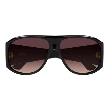 Chloé Occhiali da Sole CH0347S 007 Nero/Bordeaux Sfumato Donna