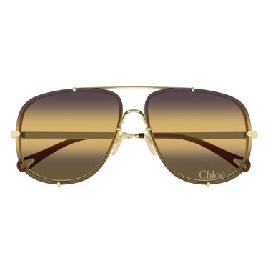 Chloé Occhiali da Sole CH0348S 004 Oro Giallo Donna