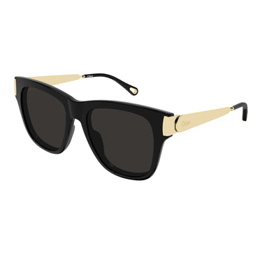 Chloé Occhiali da Sole CH0349S 001 Nero Oro Grigio Donna 2