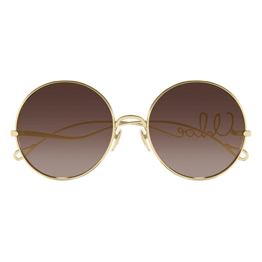 Chloé Occhiali da Sole CH0372S 001 Oro Marrone Donna