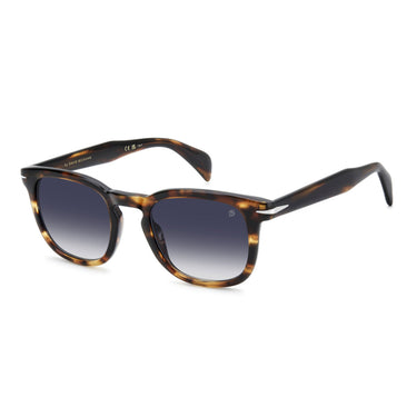 David Beckham Occhiali da Sole DB 1221 S EX408 Marrone Corno Blu Sfumato Uomo 2