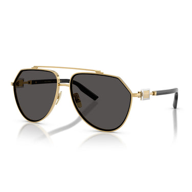 Dolce & Gabbana Occhiali da Sole DG2315 02 87 Oro Grigio Scuro Uomo 2
