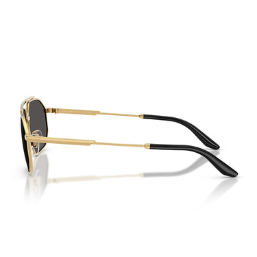 Dolce & Gabbana Occhiali da Sole DG2328 131387 Oro Argento Grigio Scuro Uomo 3