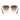 Dolce & Gabbana Occhiali da Sole DG2332B 02/13 Oro/Marrone Sfumato Donna 3
