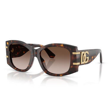 Dolce & Gabbana Occhiali da Sole DG4501 502 13 Marrone Marrone Sfumato Donna 2