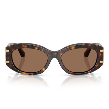 Dolce & Gabbana Sonnenbrille DG4502 502/73 Braun/Dunkelbraun Damen