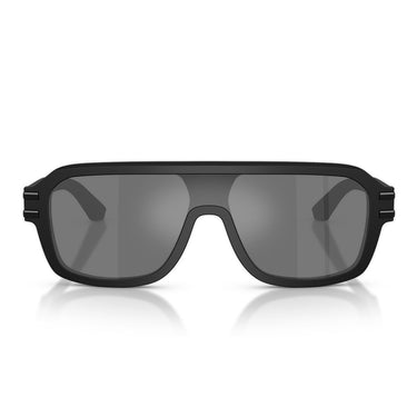 Dolce & Gabbana Occhiali da Sole DG4507 25256G Nero Opaco/Grigio Specchiato Uomo