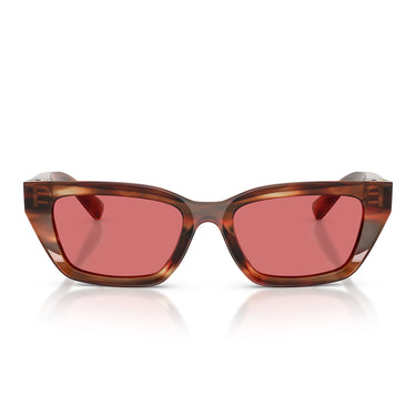 Dolce & Gabbana Occhiali da Sole DG4532 322175 Marrone Striato Rosso Donna
