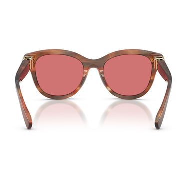 Dolce & Gabbana Occhiali da Sole DG4533 322175 Marrone Striato Rosso Donna 4