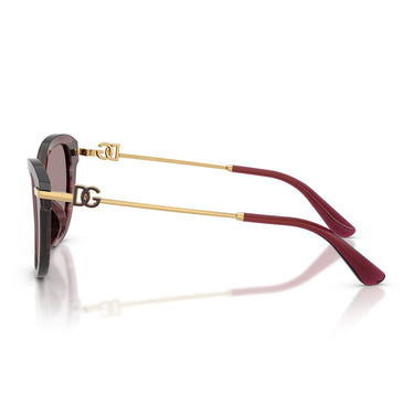 Dolce & Gabbana Occhiali da Sole DG4534 3474LA Striato Viola Oro Viola Donna 3