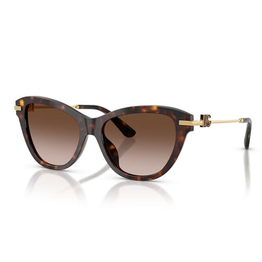 Dolce & Gabbana Occhiali da Sole DG4534 502 13 Marrone Oro Marrone Chiaro Sfumato Donna 2