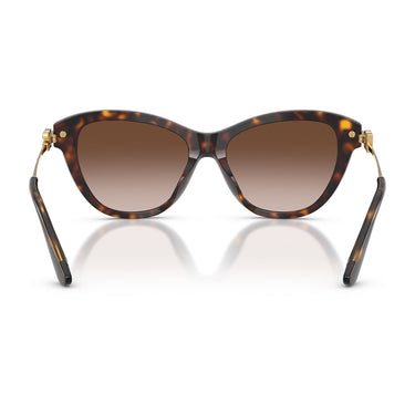Dolce & Gabbana Occhiali da Sole DG4534 502 13 Marrone Oro Marrone Chiaro Sfumato Donna 4