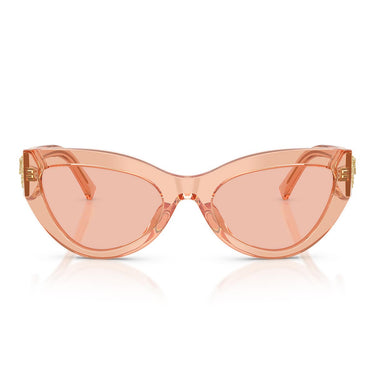 Dolce & Gabbana Occhiali da Sole DG4536 322684 x Devotion Nude Trasparente/Rosa Scuro Donna