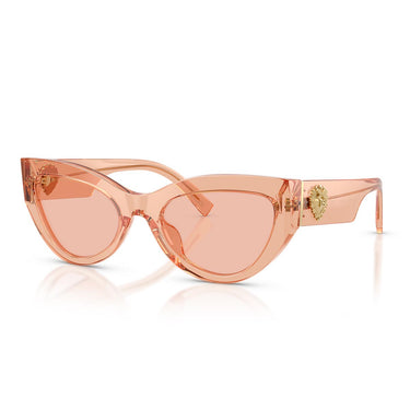 Dolce & Gabbana Occhiali da Sole DG4536 322684 x Devotion Nude Trasparente/Rosa Scuro Donna 1