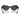 Dolce & Gabbana Occhiali da Sole DG4536 501 87 x Devotion Nero Grigio Scuro Donna 4