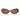 Dolce & Gabbana Occhiali da Sole DG4537 347073 x Devotion Leo Trasparent Marrone Scuro Donna