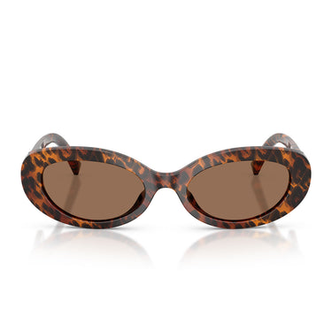Dolce & Gabbana Occhiali da Sole DG4537 347073 x Devotion Leo Trasparent Marrone Scuro Donna