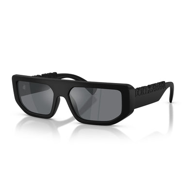 Dolce & Gabbana Occhiali da Sole DG6203 25256G Nero Opaco Grigio Specchiato Unisex 2
