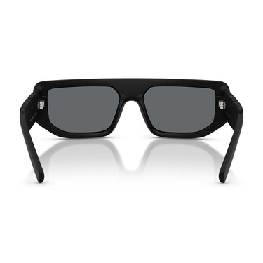 Dolce & Gabbana Occhiali da Sole DG6203 25256G Nero Opaco Grigio Specchiato Unisex 4