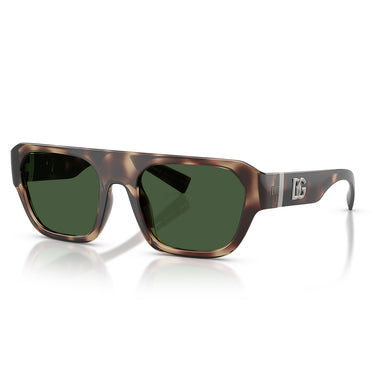 Dolce & Gabbana Occhiali da Sole DG6206 344482 Marrone Verde Scuro Uomo 2