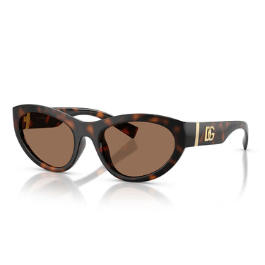 Dolce & Gabbana Occhiali da Sole DG6207 502 73 Marrone Marrone Scuro Donna 2