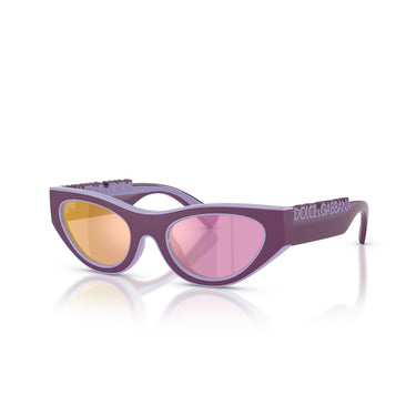 Dolce & Gabbana Gafas de Sol DX6012 33601T Goma Violeta Lila/Rosa Espejado Niños 2