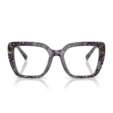 Dolce & Gabbana Occhiali da Vista DG3441 3471 x Devotion Print Black Lace/Trasparente Donna