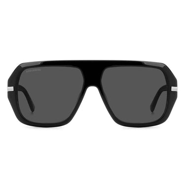 Dsquared2 Occhiali da Sole D2 0160/S 807/IR Nero Argento/Grigio Sfumato Uomo