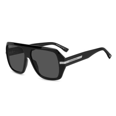Dsquared2 Occhiali da Sole D2 0160/S 807/IR Nero Argento/Grigio Sfumato Uomo 2