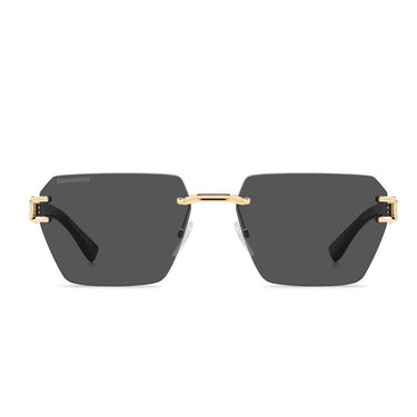 Dsquared2 Okulary Przeciwsłoneczne D2 0173/S 000 Złoty/Szary Męskie