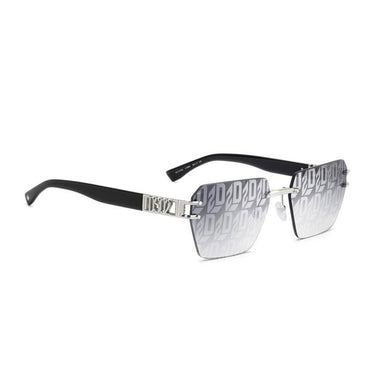 Dsquared2 Occhiali da Sole D2 0173/S 010 Nero/Grigio Monogram Uomo