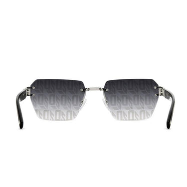 Dsquared2 Occhiali da Sole D2 0173/S 010 Nero/Grigio Monogram Uomo