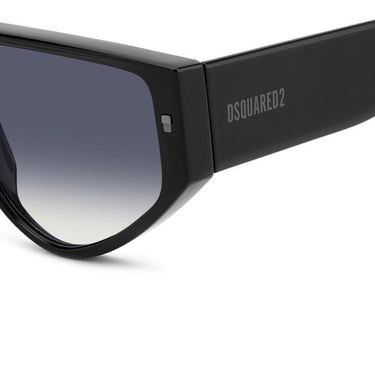 Dsquared2 Occhiali da Sole D2 0201/S 80708 Nero/Blu Sfumato Uomo 3