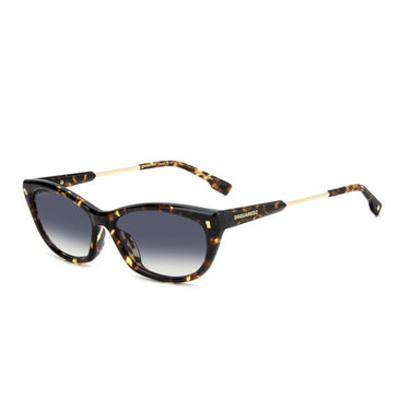 Dsquared2 Occhiali da Sole D2 0209 G S 08608 Marrone Blu Sfumato Donna 2