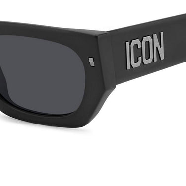 Dsquared2 Occhiali da Sole ICON 0017/S 003 Nero Opaco/Nero Unisex 3