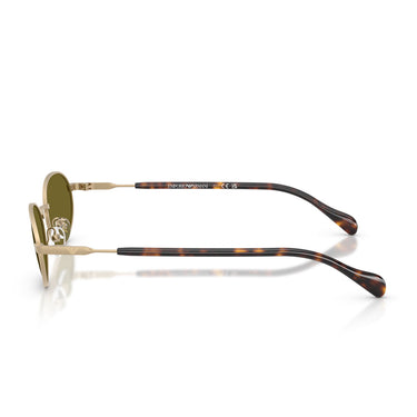 Emporio Armani Occhiali da Sole EA2175 3002/2 Oro Pallido Opaco/Verde Scuro Uomo 3