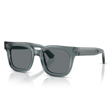 Emporio Armani Occhiali da Sole EA4271 636480 Grigio Trasparente Lucido Blu Scuro Donna 2