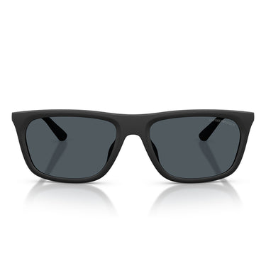 Emporio Armani Occhiali da Sole EA4272U 637387 Nero Opaco Blu Grigio Scuro Uomo