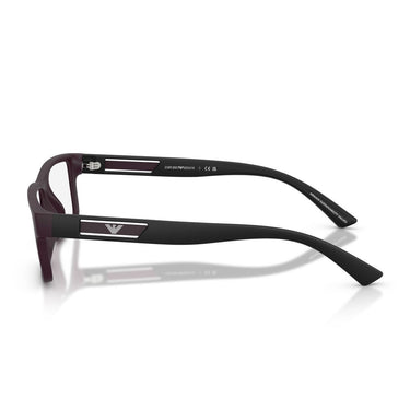 Emporio Armani Occhiali da Vista EA3278 6371 Prugna Opaco/Trasparente Uomo