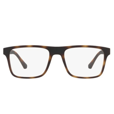 Emporio Armani Occhiali da Vista EA4115 58021W Marrone Opaco/Trasparente con 2 Clip Uomo