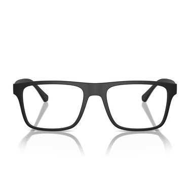 Emporio Armani Occhiali da Vista EA4115 58531W Nero Opaco Trasparente con 2 Clip Uomo