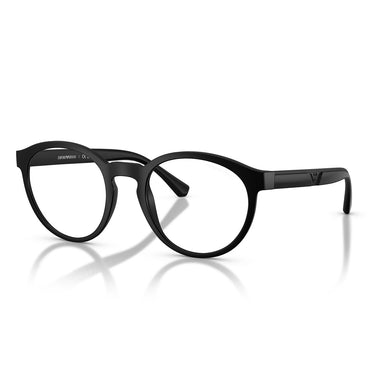 Emporio Armani Occhiali da Vista EA4152 58011W Nero Opaco Trasparente con 2 Clip Uomo 2
