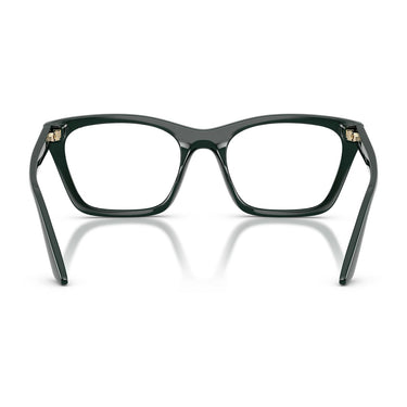 Emporio Armani Occhiali da Vista EA4274BU 63801W Verde Scuro Lucido/Trasparente con 2 Clip Donna 3