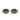 Eyepetizer Occhiali da Sole CARNABY C.4-52 Oro/Verde Sfumato Unisex
