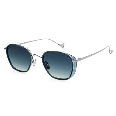 Eyepetizer Occhiali da Sole HONORE' C.P/P-1-26 Argento/Blu Sfumato Unisex 2
