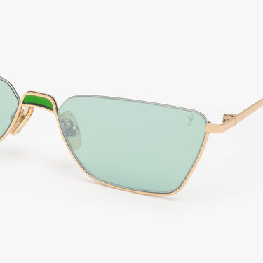 Eyepetizer Occhiali da Sole KANDA C.4-29F Oro/Verde Unisex 2