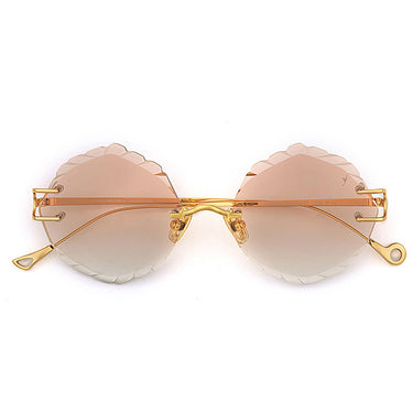 Eyepetizer Gafas de Sol Margarita GUADALUPE C.4-61 Oro/Rosa Degradado Unisex
