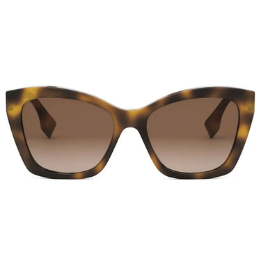 Fendi Lettering Marrone Farfalla Occhiali da Sole