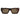 Fendi Signature Brązowe Prostokątne Okulary Przeciwsłoneczne