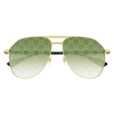Gucci Gafas de Sol GG1220S 004 Oro/Verde Hombre